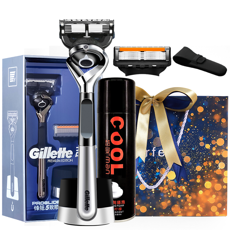 Фенгин Жисун ручная бритва скорость 5 лезвий мужская бритва 5 сменных кассет подарочный набор с пеной для бритья Gillette
Фенгин Жисун ручная бритва скорость 5 лезвий мужская бритва 5 сменных кассет подарочный набор с пеной для бритья Gillette
