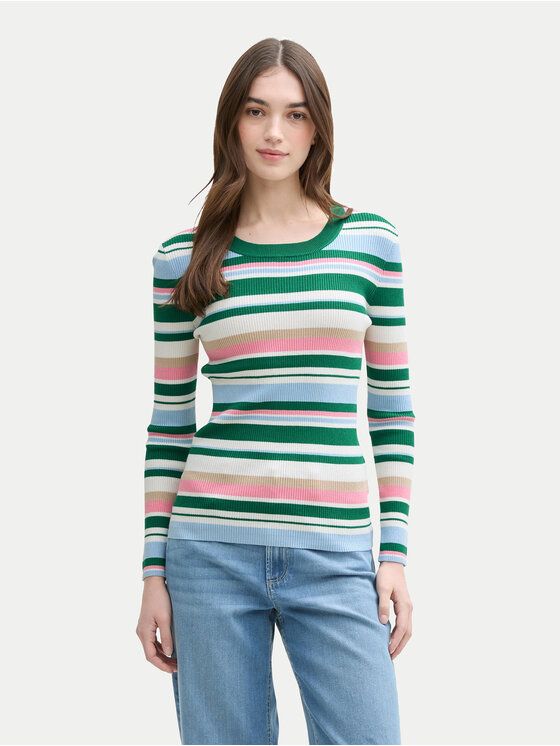 Облегающий свитер 1045615 Tom Tailor Denim, мультиколор
Облегающий свитер 1045615 Tom Tailor Denim, мультиколор