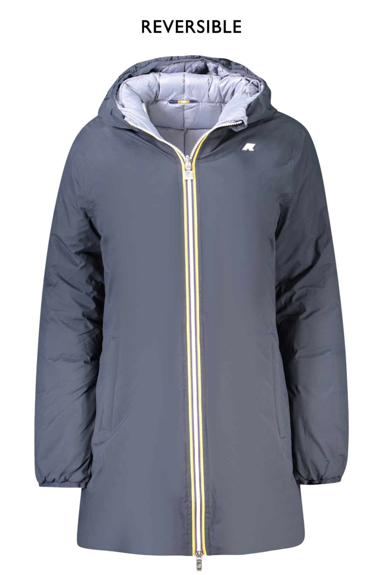 Куртка женская K-Way двусторонняя, синий / серый
Куртка женская K-Way двусторонняя, синий / серый