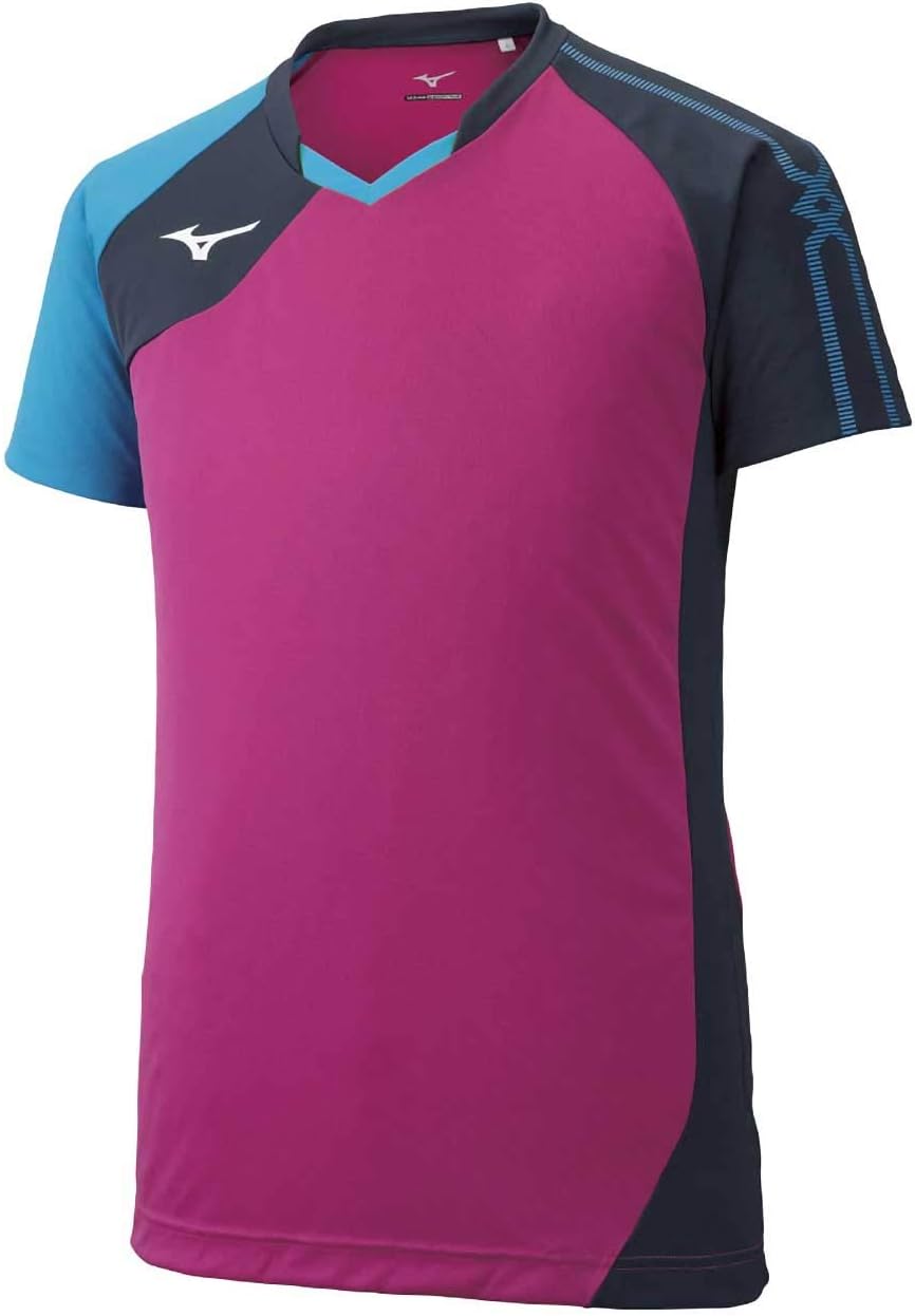 Волейбольная игровая футболка Mizuno (с коротким рукавом) V2MA9001, ягодный розовый/темно-синий/синий
Волейбольная игровая футболка Mizuno (с коротким рукавом) V2MA9001, ягодный розовый/темно-синий/синий