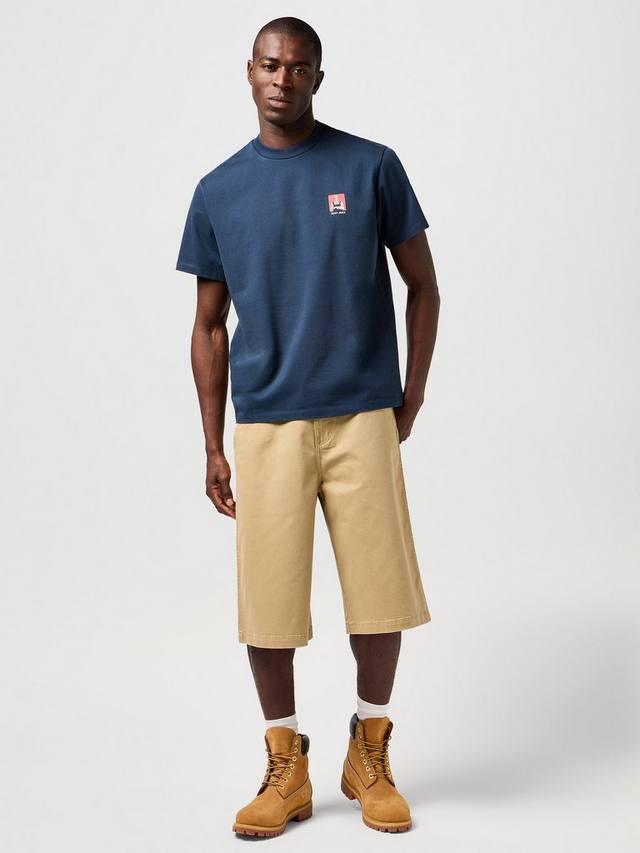 Хлопчатобумажная футболка с рисунком кейси джонса Wrangler, темно-синий
Хлопчатобумажная футболка с рисунком кейси джонса Wrangler, темно-синий