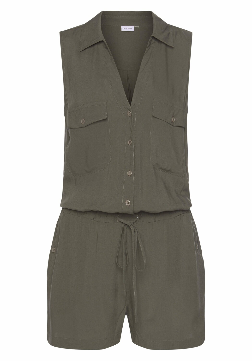 Комбинезон LASCANA Kurz, хаки
Комбинезон LASCANA Kurz, хаки