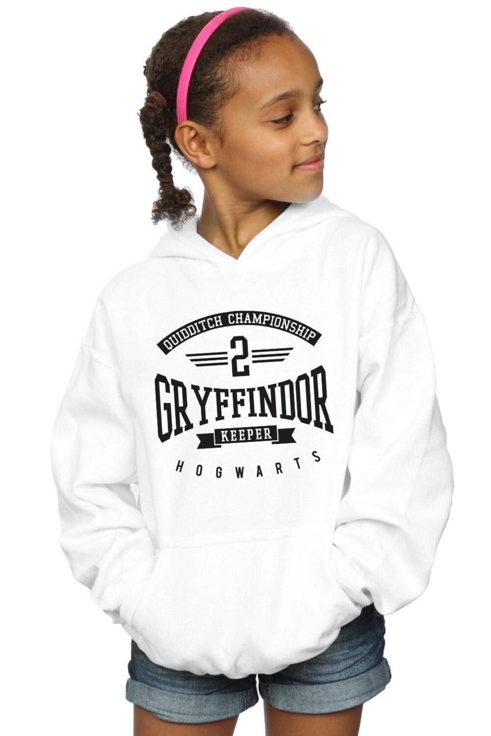 Толстовка «Гриффиндорский вратарь» Harry Potter, белый 
Толстовка «Гриффиндорский вратарь» Harry Potter, белый