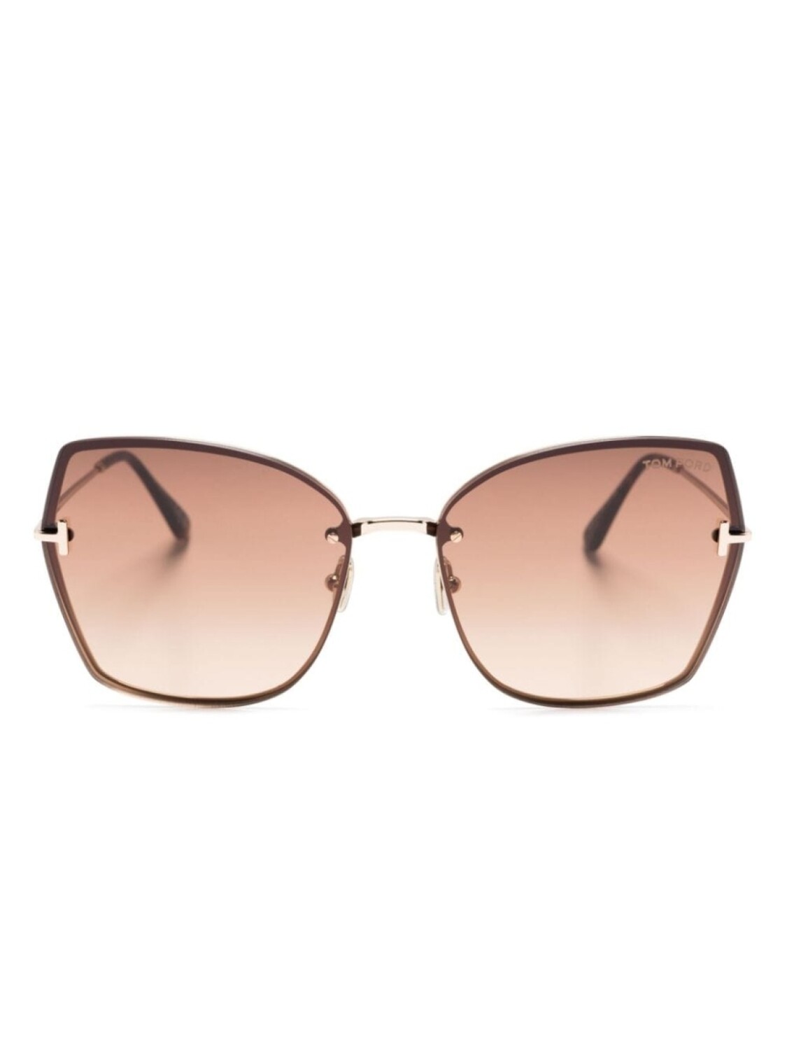 TOM FORD Eyewear солнцезащитные очки в массивной оправе, коричневый
TOM FORD Eyewear солнцезащитные очки в массивной оправе, коричневый