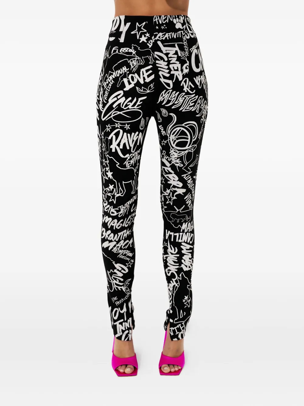 Брюки Spirit Scribble с завышенной талией Camilla, черный
Брюки Spirit Scribble с завышенной талией Camilla, черный