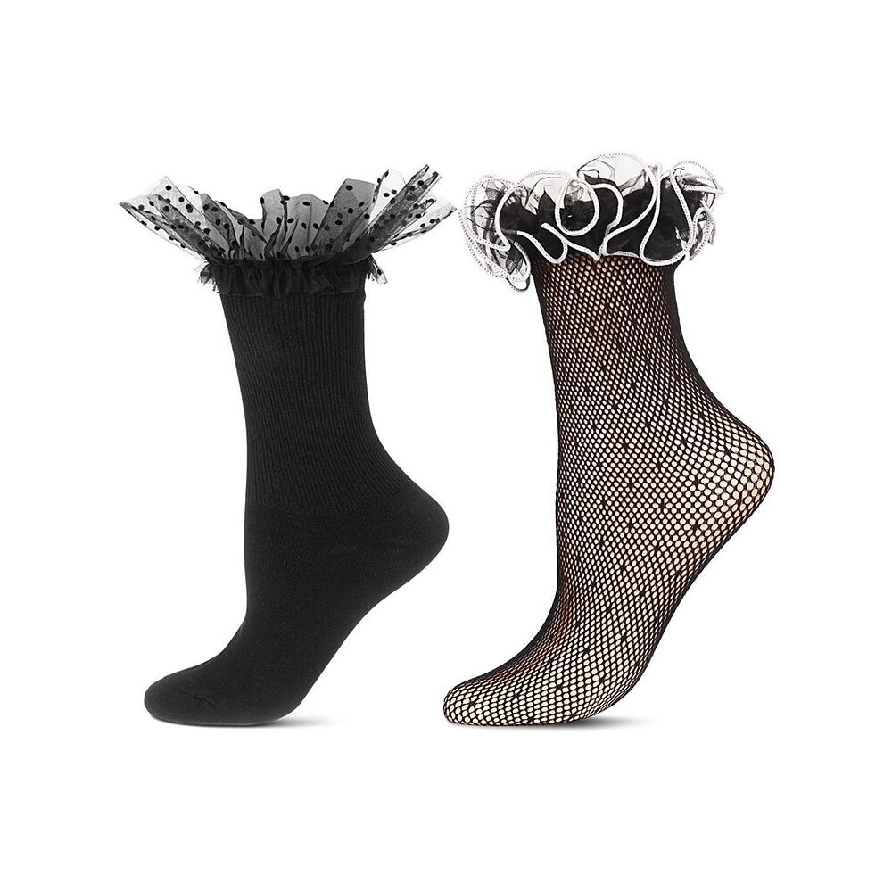 Набор из 2 пар женских модных носков для экипажа MeMoi, мультиколор
Набор из 2 пар женских модных носков для экипажа MeMoi, мультиколор