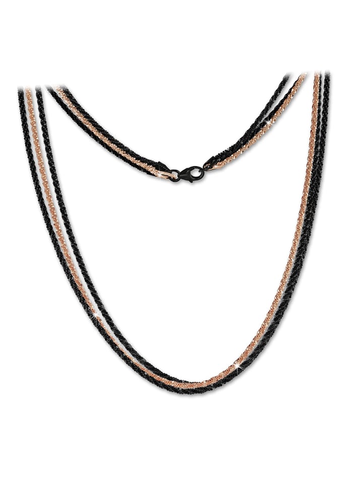 SilberDream Женское витое колье SilverDream из серебра 925 пробы с золотым покрытием (333 проба розового золота), длина около 45 см
SilberDream Женское витое колье SilverDream из серебра 925 пробы с золотым покрытием (333 проба розового золота), длина около 45 см