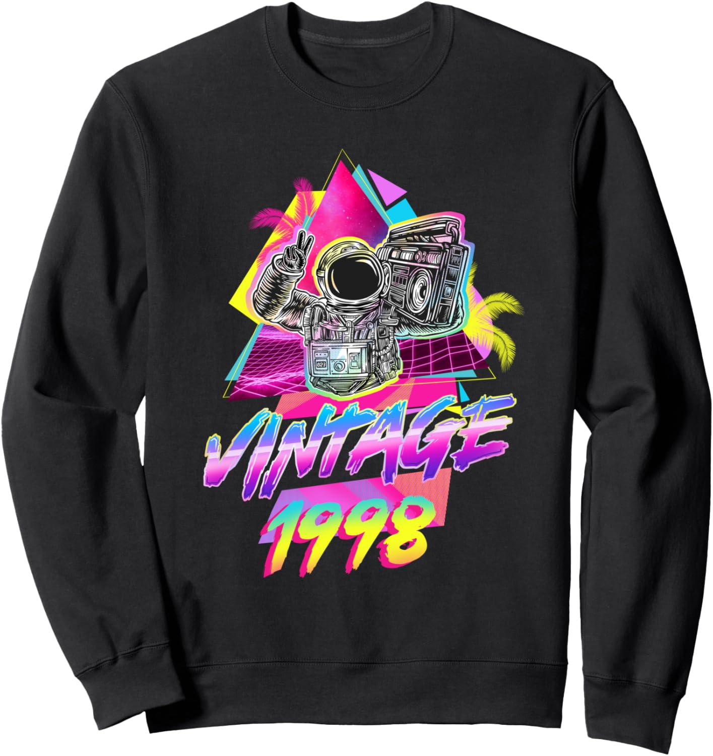 Винтажная толстовка в стиле ретро 90-х, 1998 год, для вечеринки в стиле 90-х, на 26-летие Nostalgic 90S Gear, черный
Винтажная толстовка в стиле ретро 90-х, 1998 год, для вечеринки в стиле 90-х, на 26-летие Nostalgic 90S Gear, черный