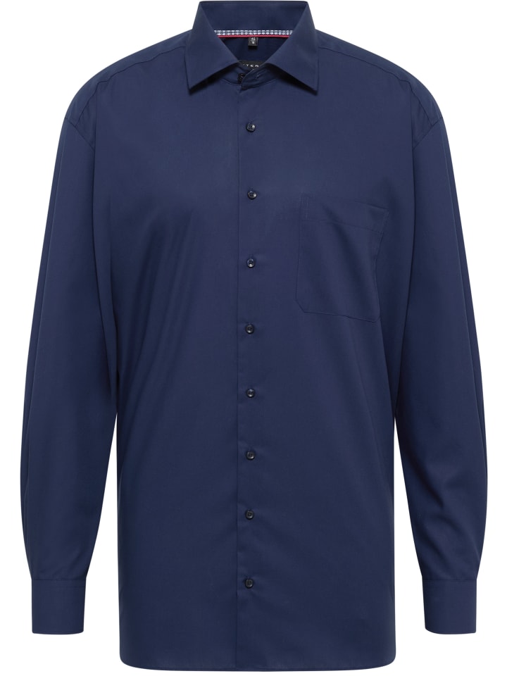 Рубашка COMFORT FIT темно-синего цвета Eterna
Рубашка COMFORT FIT темно-синего цвета Eterna