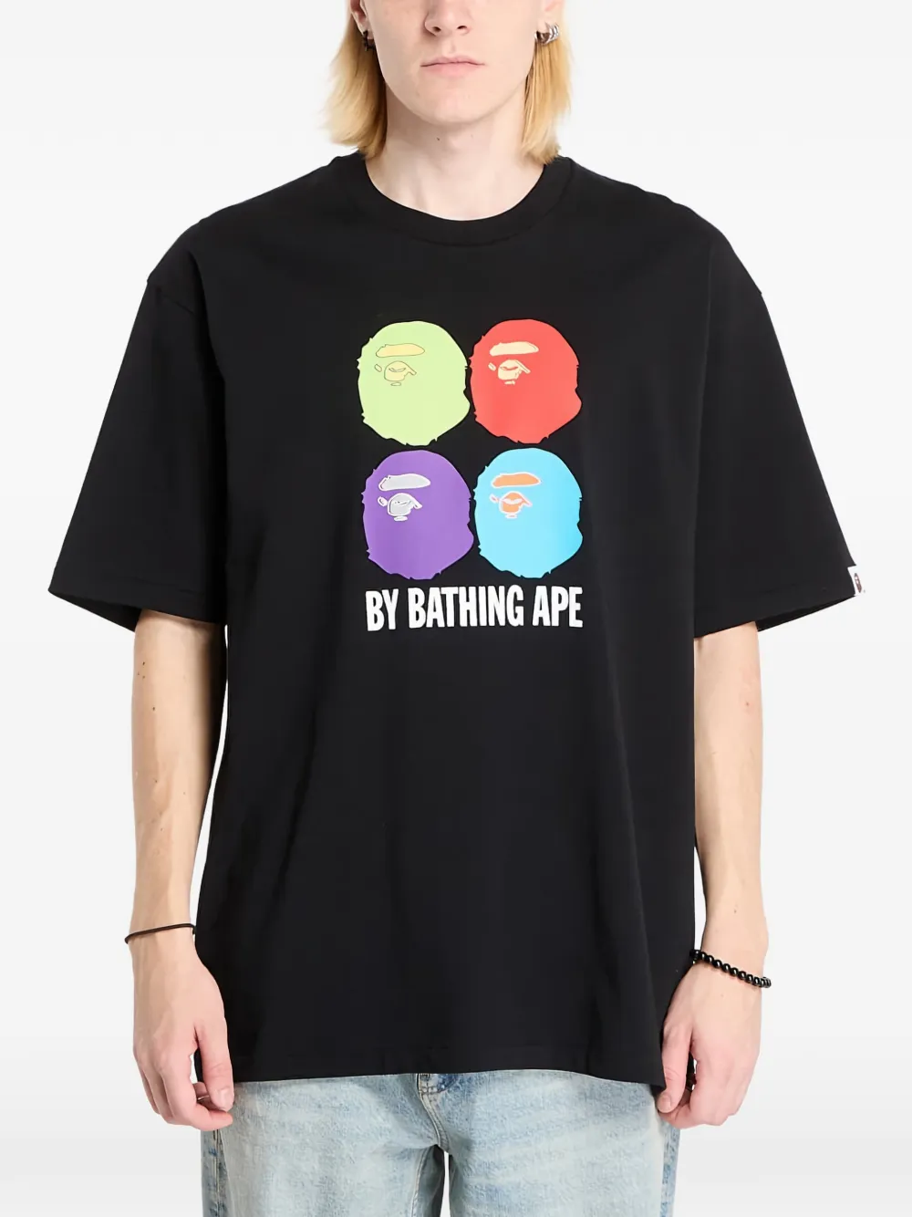 Футболка свободного кроя с принтом A BATHING APE, черный
Футболка свободного кроя с принтом A BATHING APE, черный