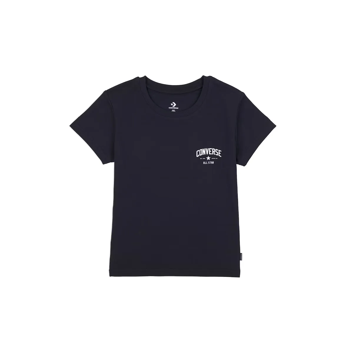 Женская ретро футболка Chuck Taylor Converse, чёрный
Женская ретро футболка Chuck Taylor Converse, чёрный