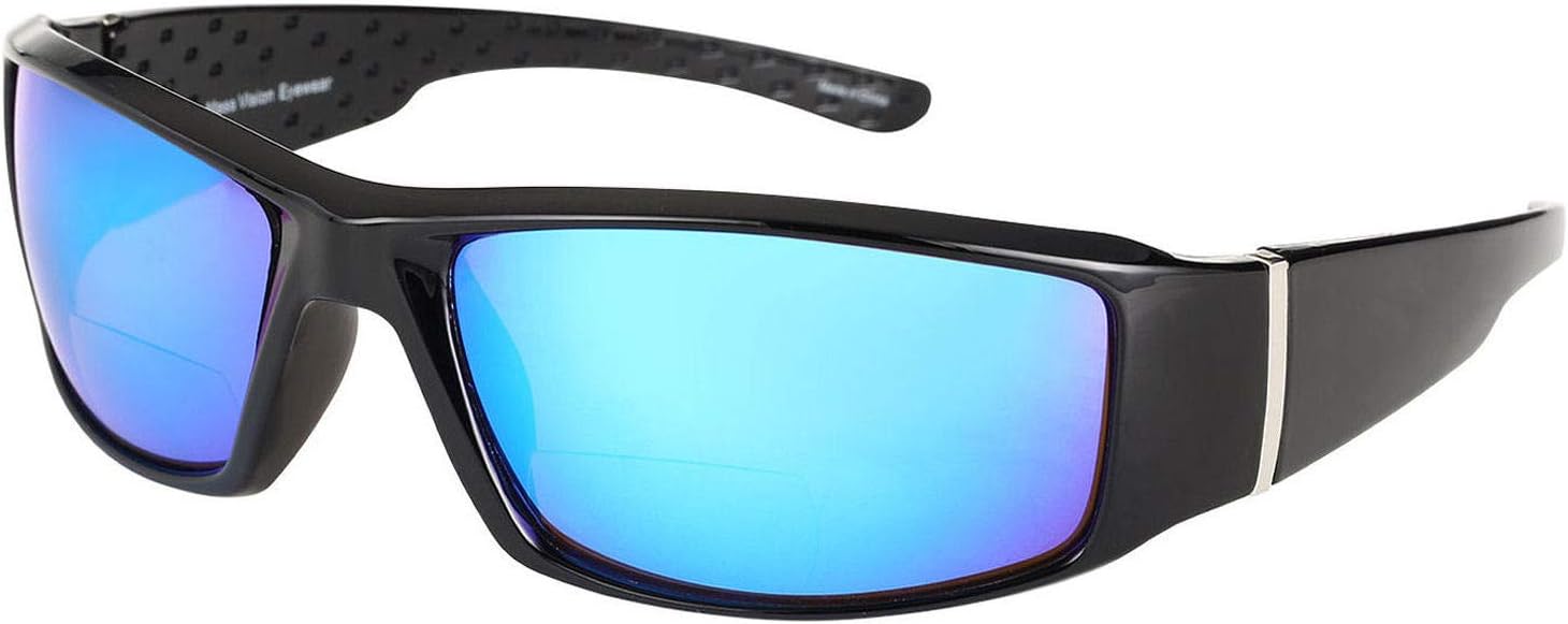 Поляризованные бифокальные солнцезащитные очки Mass Vision 'The Condender' с полной оправой, спортивные, для чтения на открытом воздухе, с защитой от УФ-излучения UV400, Open Road Blue
Поляризованные бифокальные солнцезащитные очки Mass Vision 'The Condender' с полной оправой, спортивные, для чтения на открытом воздухе, с защитой от УФ-излучения UV400, Open Road Blue