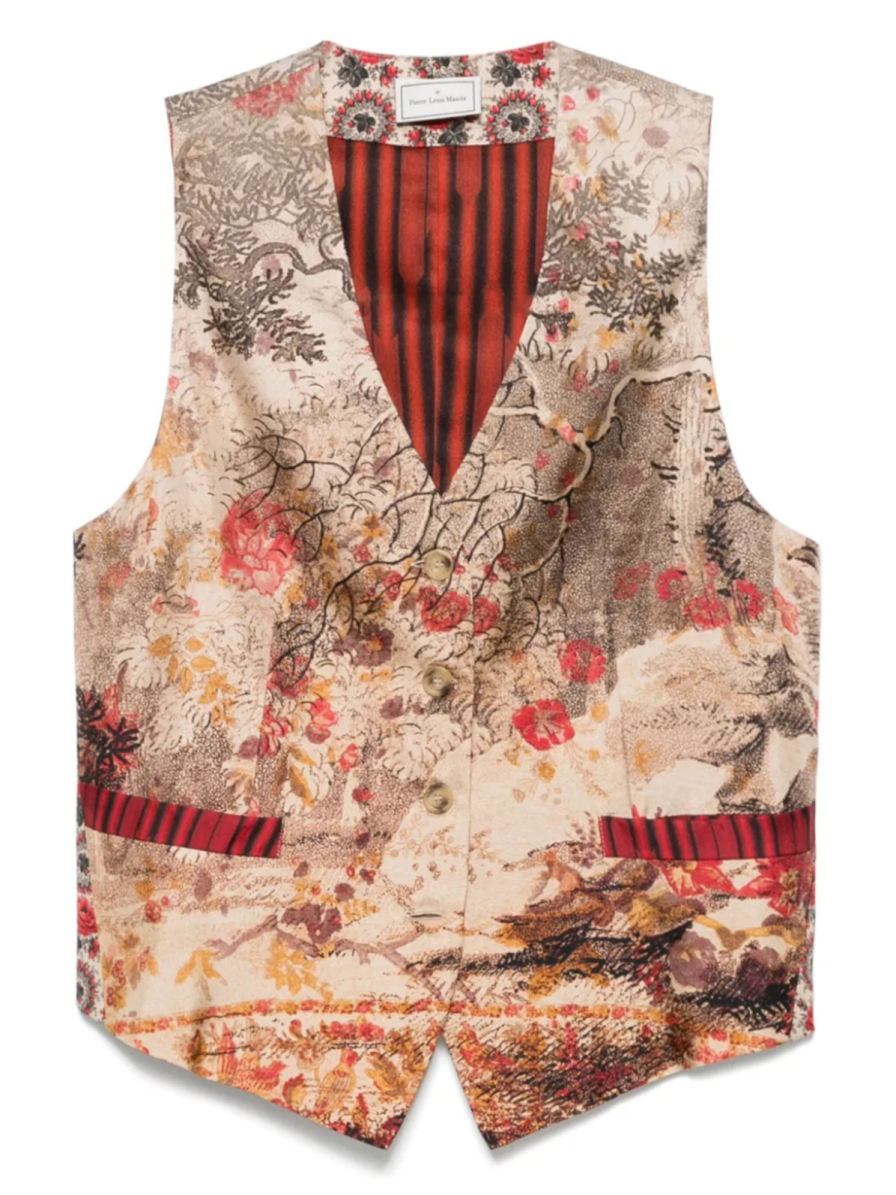 Жилет с принтом Pierre-Louis Mascia, красный
Жилет с принтом Pierre-Louis Mascia, красный