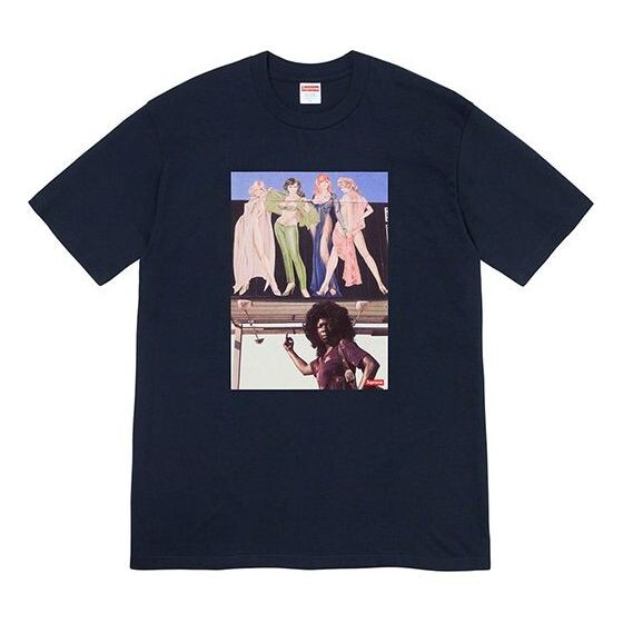 Футболка fw19 week 7 american picture tee usa photo printing short sleeve navy blue Supreme, синий
Футболка fw19 week 7 american picture tee usa photo printing short sleeve navy blue Supreme, синий