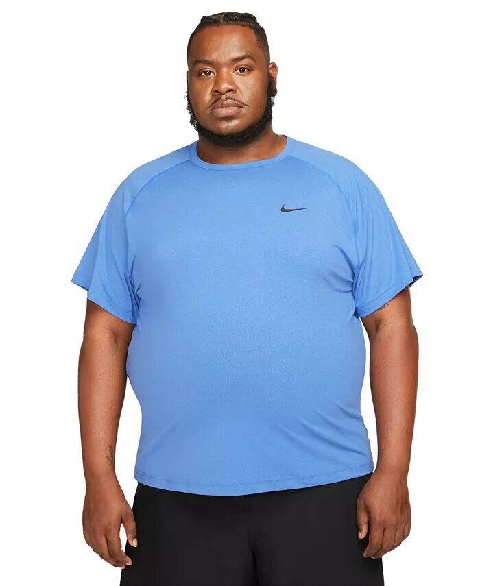 Мужская футболка свободного кроя для фитнеса Dri-FIT с короткими рукавами Nike, синий
Мужская футболка свободного кроя для фитнеса Dri-FIT с короткими рукавами Nike, синий