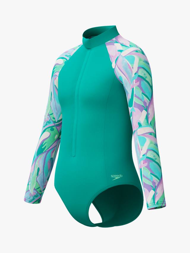 Детский купальник с длинными рукавами Speedo, Turquoise Gem
Детский купальник с длинными рукавами Speedo, Turquoise Gem