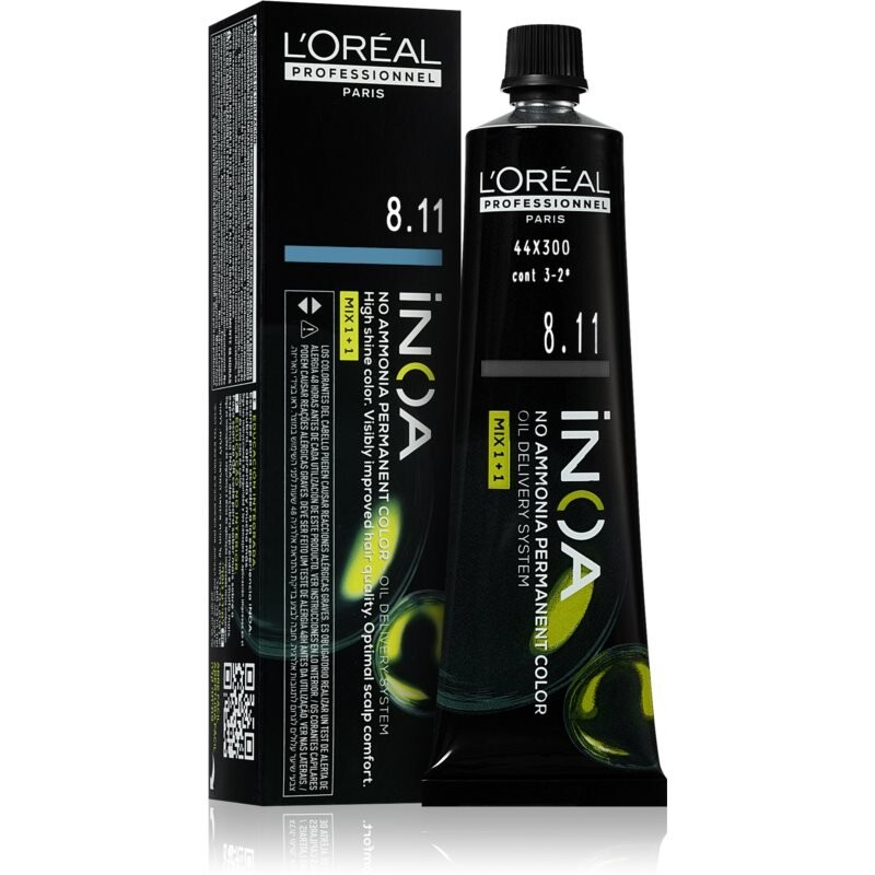 L'Oréal Professionnel Inoa перманентная краска для волос без аммиака оттенок 8.11 60 мл
L'Oréal Professionnel Inoa перманентная краска для волос без аммиака оттенок 8.11 60 мл