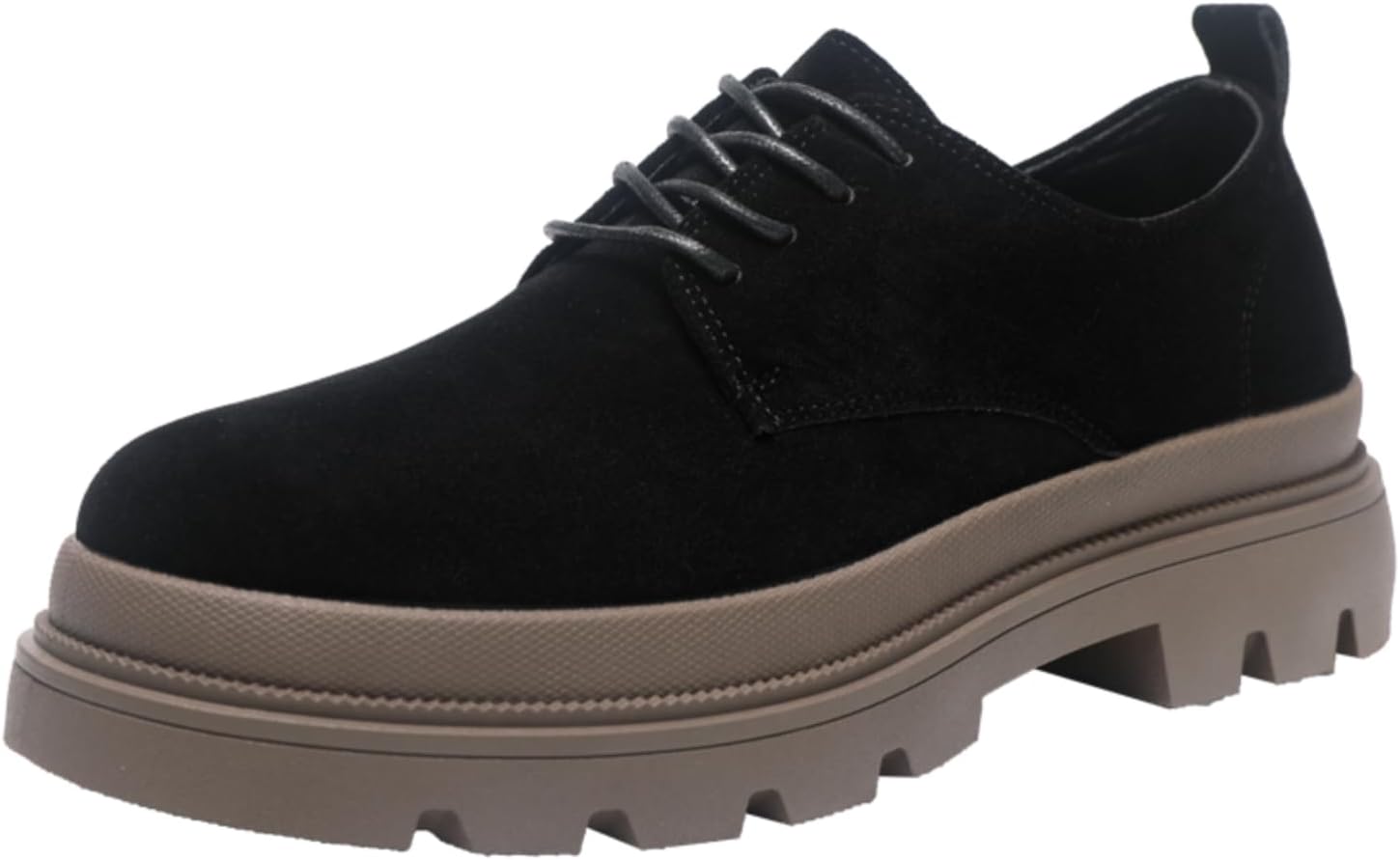 Мужские классические оксфорды из замши с массивной противоскользящей подошвой для делового повседневного стиля, удобные с круглым носком для повседневной носки Kelibasi, коричневый
Мужские классические оксфорды из замши с массивной противоскользящей подошвой для делового повседневного стиля, удобные с круглым носком для повседневной носки Kelibasi, коричневый