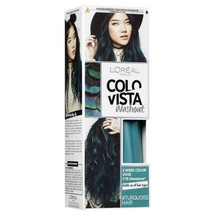 Colovista 2-недельное смываемое средство для волос, номер 10, бирюзовые волосы, 80 мл, L'Oreal
Colovista 2-недельное смываемое средство для волос, номер 10, бирюзовые волосы, 80 мл, L'Oreal