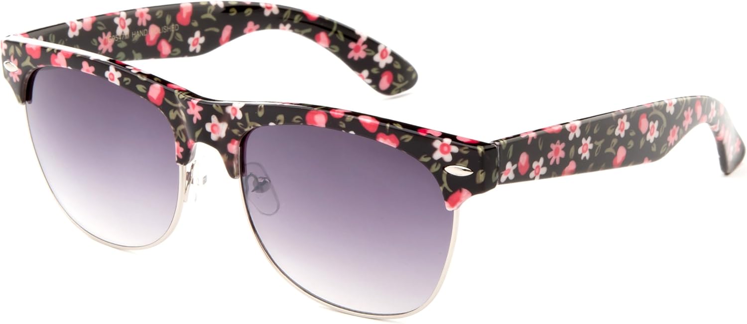 Солнцезащитные очки Newbee Fashion с цветочным дизайном и цветочным рисунком, полуободковые, уникальные, для женщин, весенняя мода Newbee Fashion Sunglasses, Floral/Black
Солнцезащитные очки Newbee Fashion с цветочным дизайном и цветочным рисунком, полуободковые, уникальные, для женщин, весенняя мода Newbee Fashion Sunglasses, Floral/Black