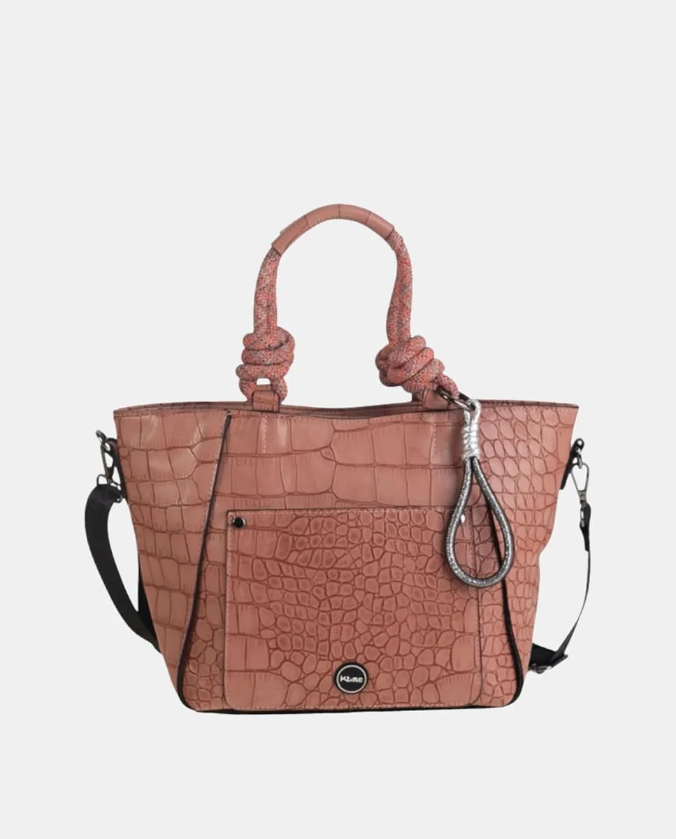 Сумка-тоут из кокосового волокна с ручками из шнура Kbas, розовый
Сумка-тоут из кокосового волокна с ручками из шнура Kbas, розовый