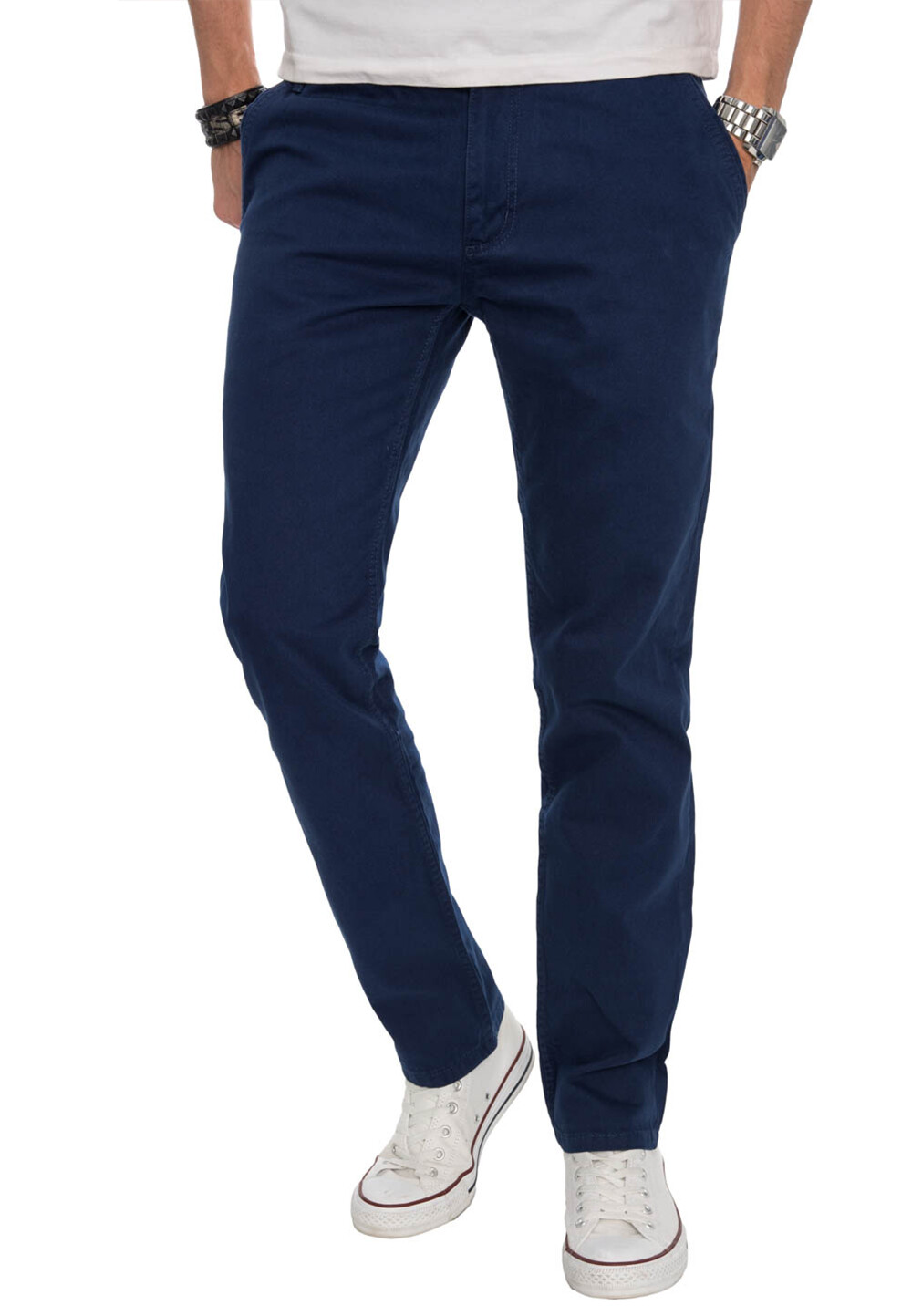 Брюки чинос Alessandro Salvarini Hose ASDaiily, темно синий
Брюки чинос Alessandro Salvarini Hose ASDaiily, темно синий