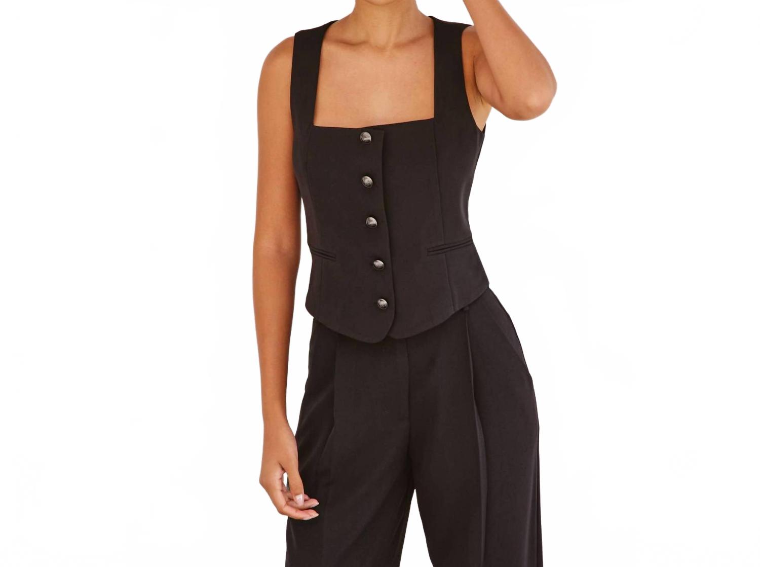 Городской жилет в черном цвете DRESS FORUM
Городской жилет в черном цвете DRESS FORUM