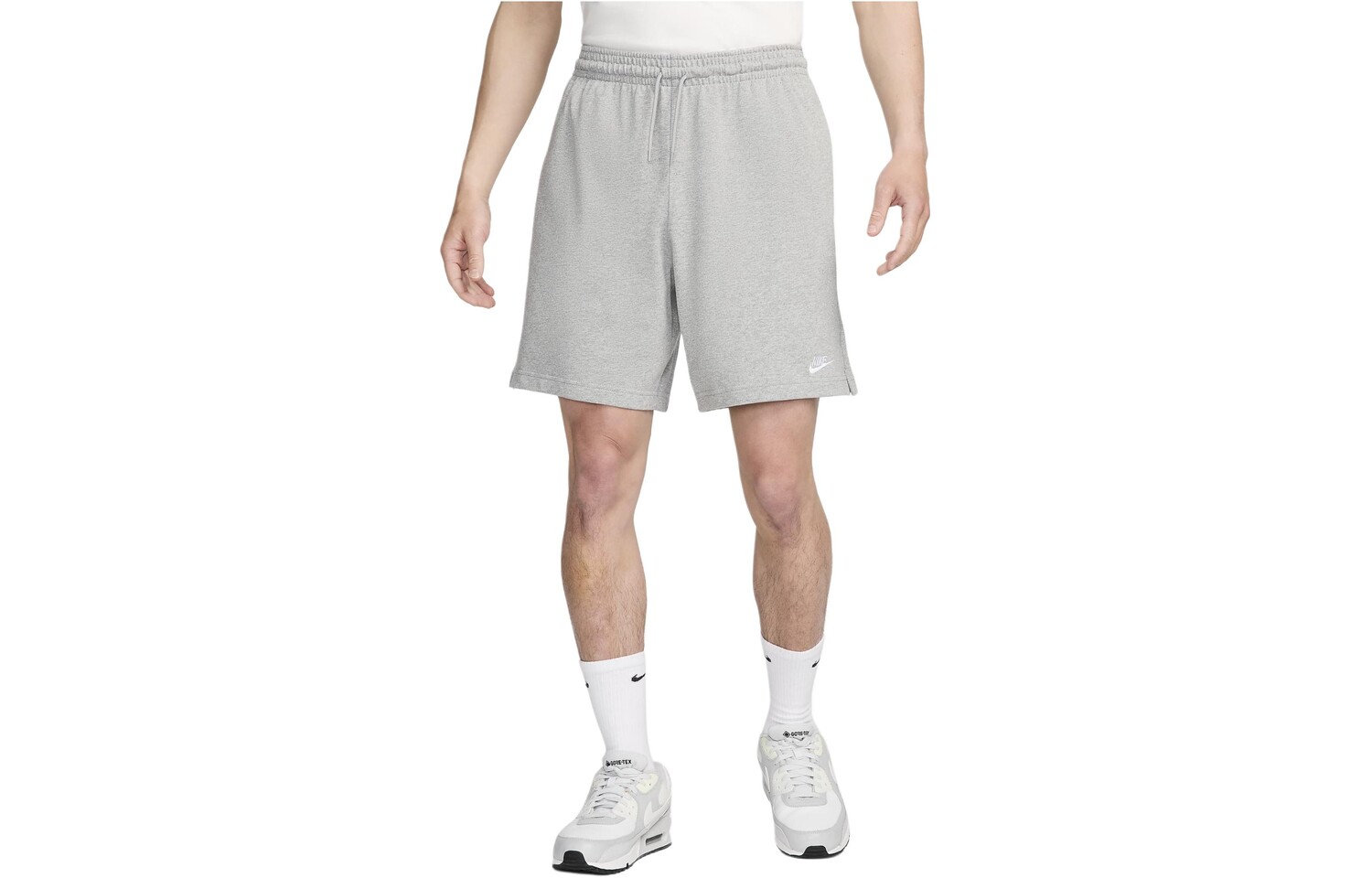 Повседневные шорты мужские серые Nike, серый 
Повседневные шорты мужские серые Nike, серый