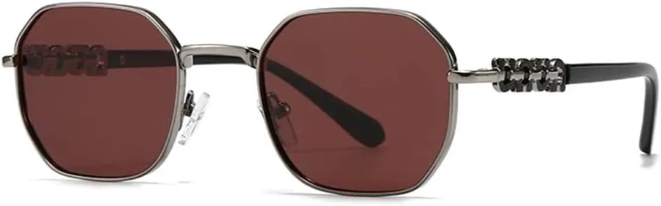 Солнцезащитные очки с защитой UV400 | Металлические петли, круглая оправа | Для женщин и мужчин, для занятий спортом на открытом воздухе и вождения LXLHWN, Burgundy
Солнцезащитные очки с защитой UV400 | Металлические петли, круглая оправа | Для женщин и мужчин, для занятий спортом на открытом воздухе и вождения LXLHWN, Burgundy