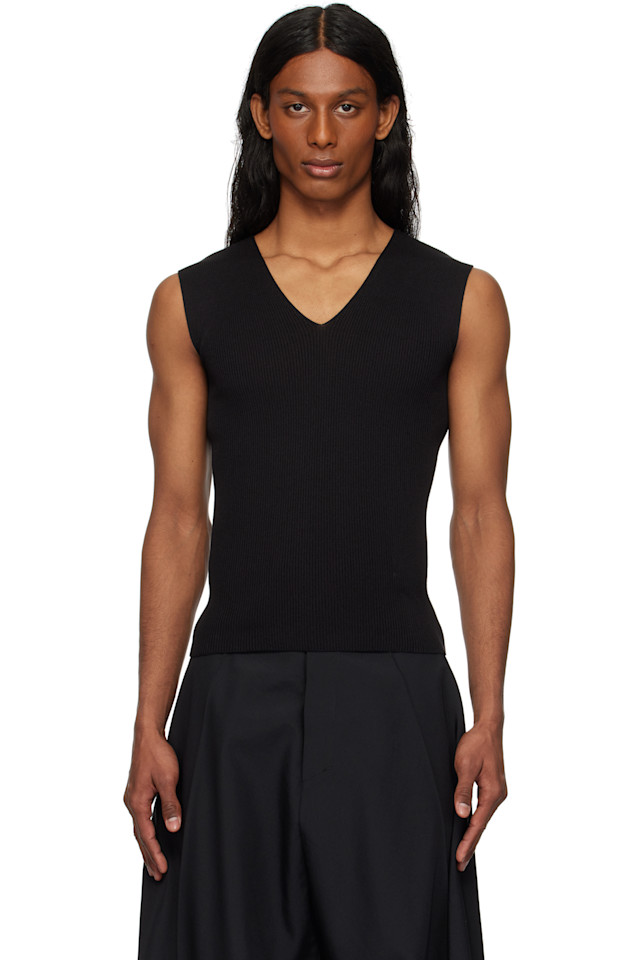 Плоский ребристый джемпер 2 132 5. Issey Miyake, черный
Плоский ребристый джемпер 2 132 5. Issey Miyake, черный