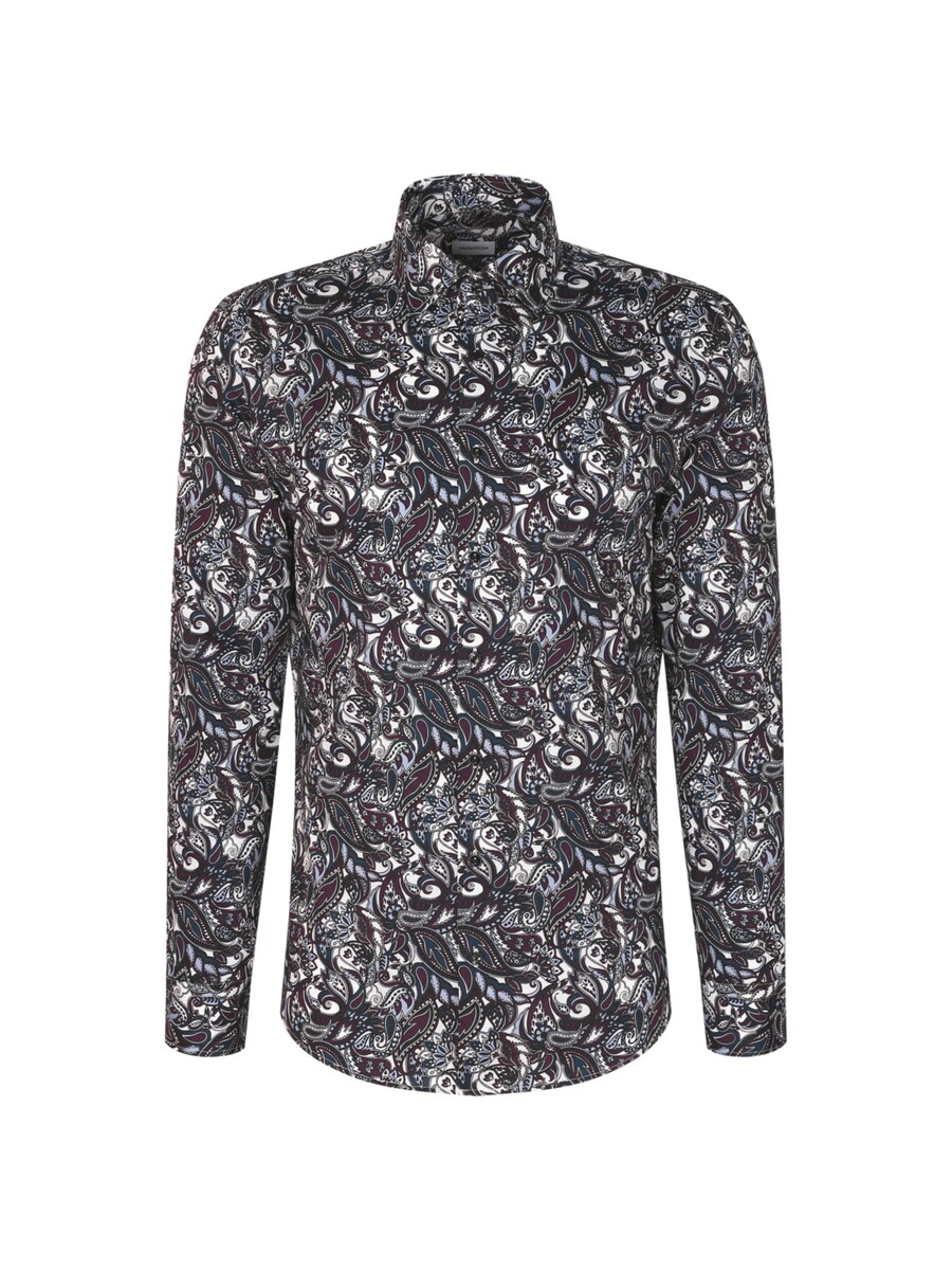 Рубашка Slim Fit на пуговицах SEIDENSTICKER Smart Performance, баклажановый
Рубашка Slim Fit на пуговицах SEIDENSTICKER Smart Performance, баклажановый