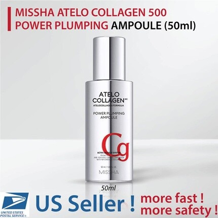 Atelo Collagen 500 Power, ампула для увеличения объема, 50 мл, Missha
Atelo Collagen 500 Power, ампула для увеличения объема, 50 мл, Missha