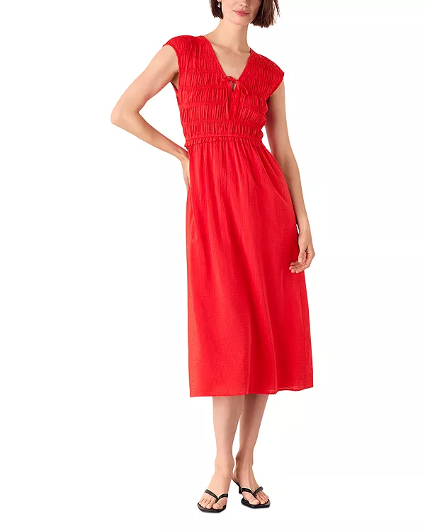 Платье миди с присборенным лифом для невысоких девушек Whistles, красный
Платье миди с присборенным лифом для невысоких девушек Whistles, красный