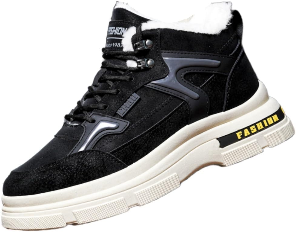 Мужские зимние высокие кроссовки большого размера с толстым и теплым хлопковым внутренним слоем. Модные и универсальные. Подходят для снежной погоды, активного отдыха на свежем воздухе и повседневного использования Fmshi, черный
Мужские зимние высокие кроссовки большого размера с толстым и теплым хлопковым внутренним слоем. Модные и универсальные. Подходят для снежной погоды, активного отдыха на свежем воздухе и повседневного использования Fmshi, черный