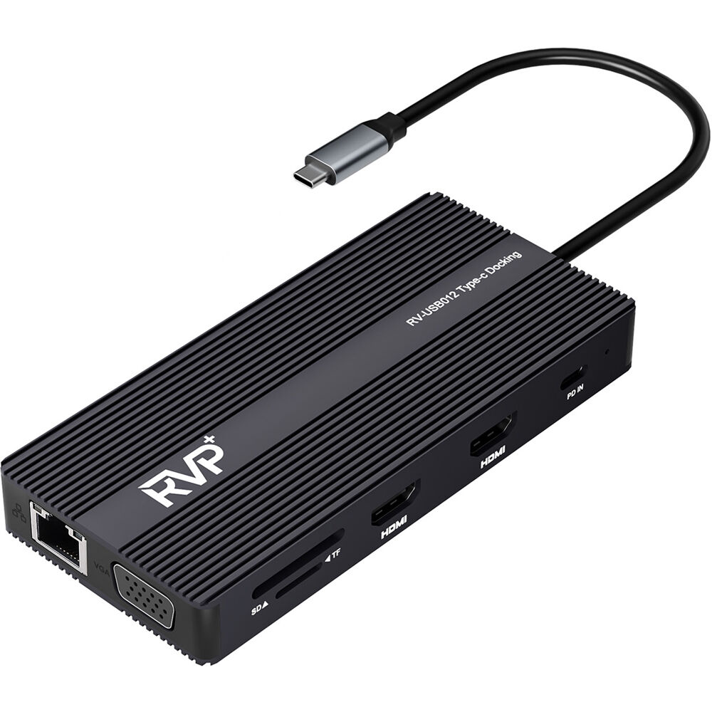 Док-станция RVP+ RVP-USB012 12-in-1 USB-C 3.1 Gen 1 Docking Station
Док-станция RVP+ RVP-USB012 12-in-1 USB-C 3.1 Gen 1 Docking Station