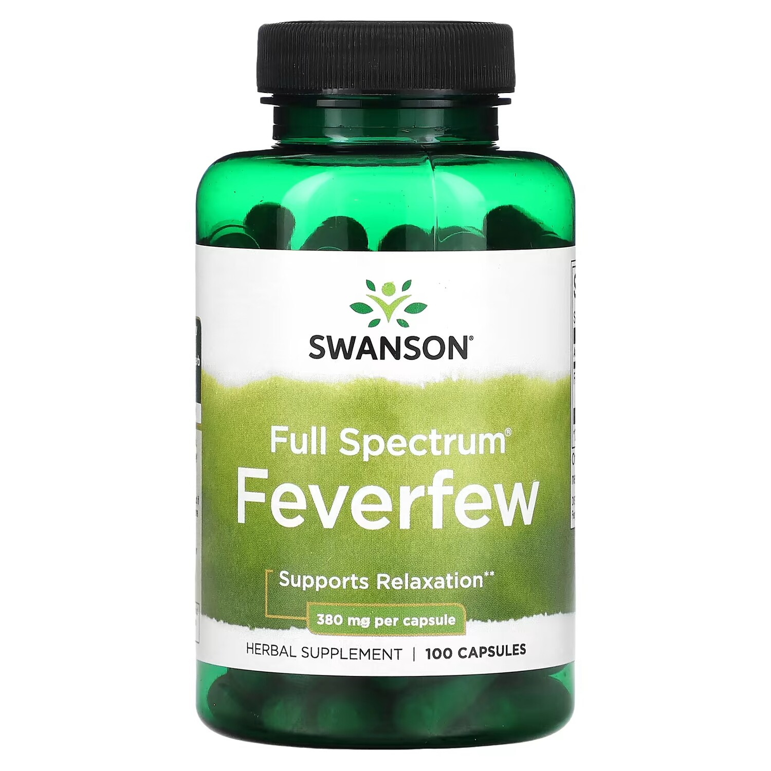 Swanson Full Spectrum Feverfew 380 мг 100 капсул 
Swanson Full Spectrum Feverfew 380 мг 100 капсул