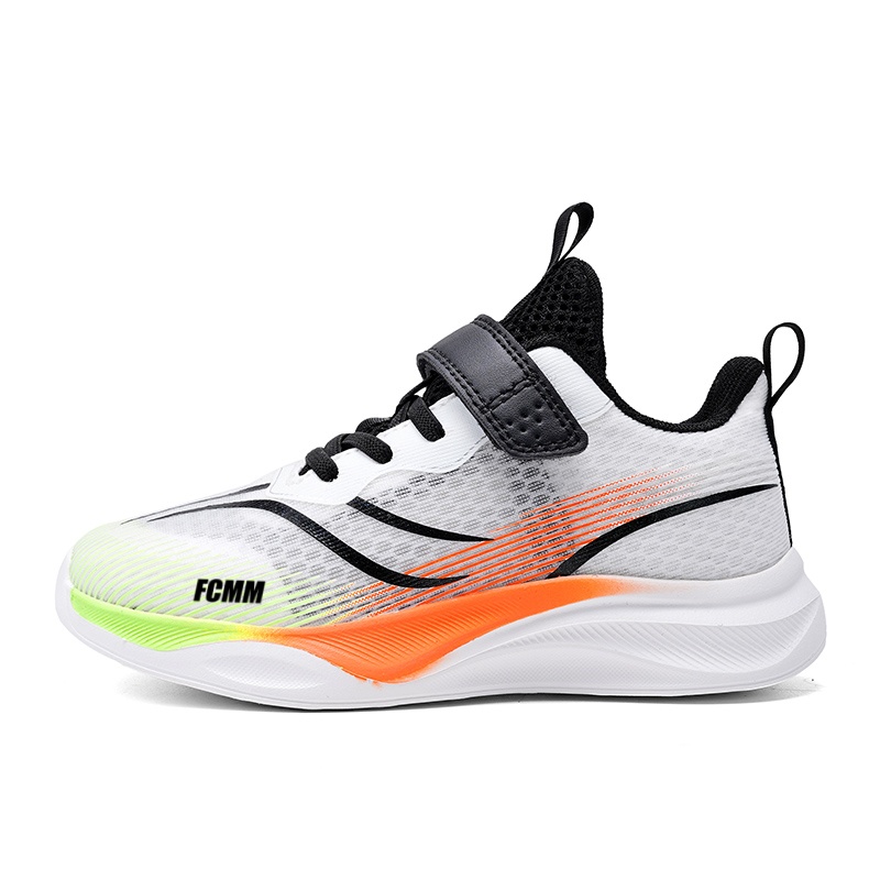Нескользящие, легкие, амортизирующие и дышащие, низкие повседневные кроссовки для детей FCMM, белый/черный/оранжевый
Нескользящие, легкие, амортизирующие и дышащие, низкие повседневные кроссовки для детей FCMM, белый/черный/оранжевый