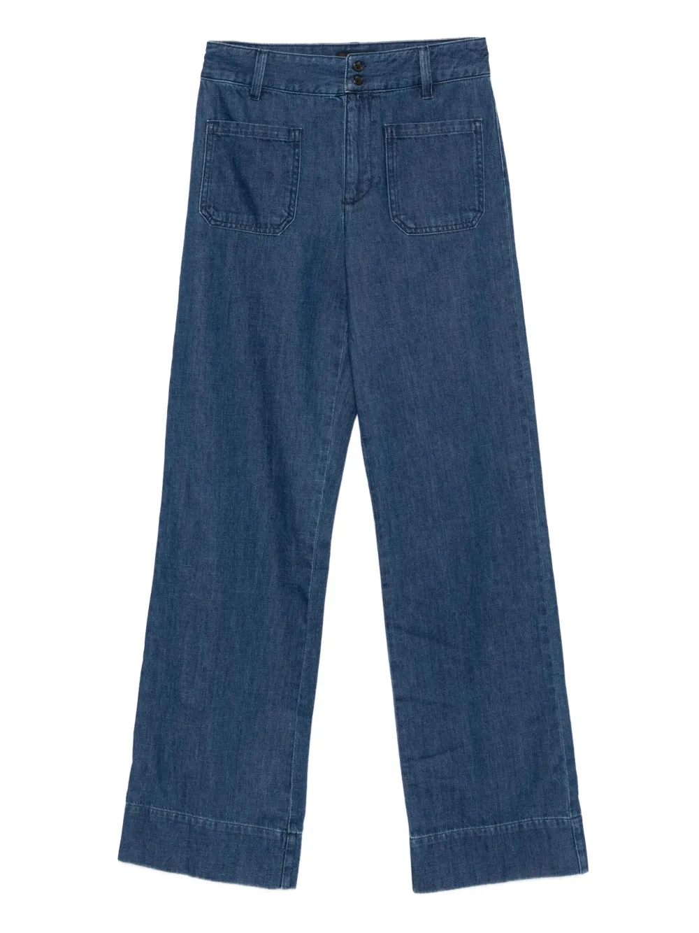 Брюки с накладным карманом A.P.C., синий
Брюки с накладным карманом A.P.C., синий