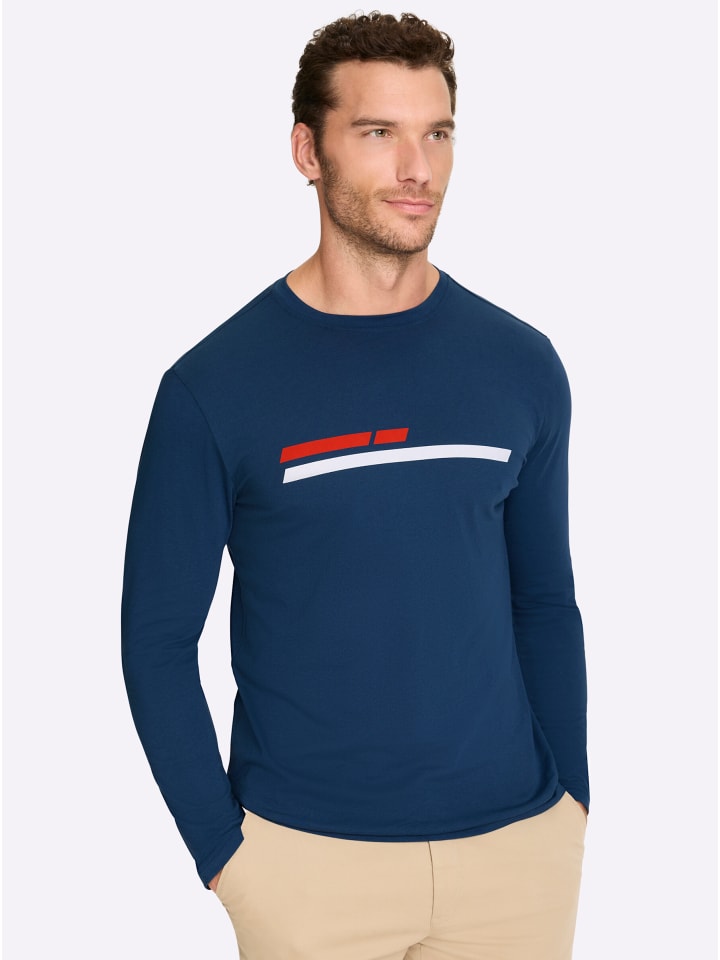 Рубашка с длинными рукавами темно-синего цвета WITT WEIDEN
Рубашка с длинными рукавами темно-синего цвета WITT WEIDEN