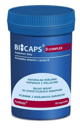 Formeds, Bicaps B-Complex Max - 60 капсул
Formeds, Bicaps B-Complex Max - 60 капсул