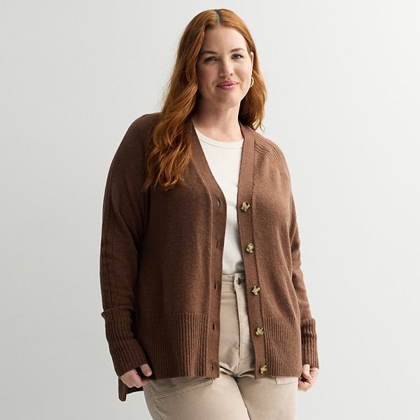 Кардиган длинный легкий Plus size Sonoma Goods For Life, Chocolatier
Кардиган длинный легкий Plus size Sonoma Goods For Life, Chocolatier