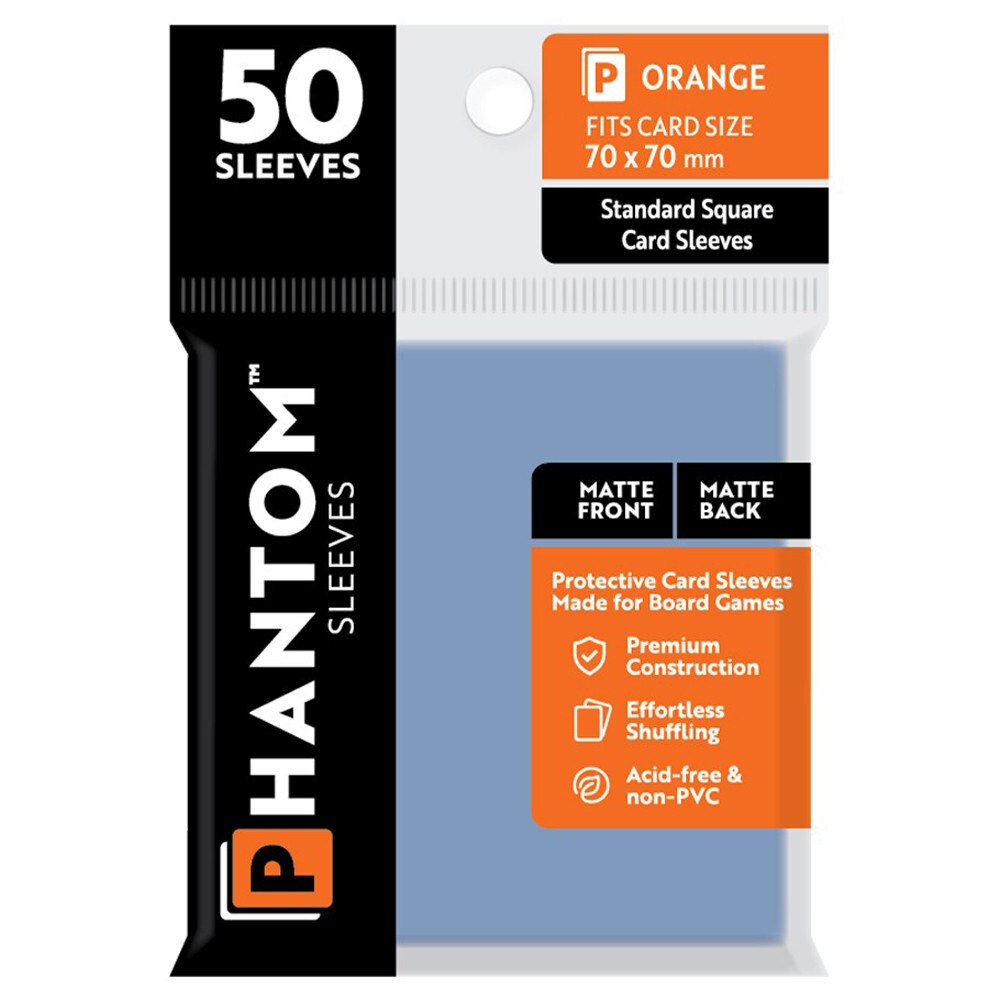 Аксессуары Capstone Games Phantom Sleeves: Orange Size 70 x 70mm - Matte/Matte (50)
Аксессуары Capstone Games Phantom Sleeves: Orange Size 70 x 70mm - Matte/Matte (50)