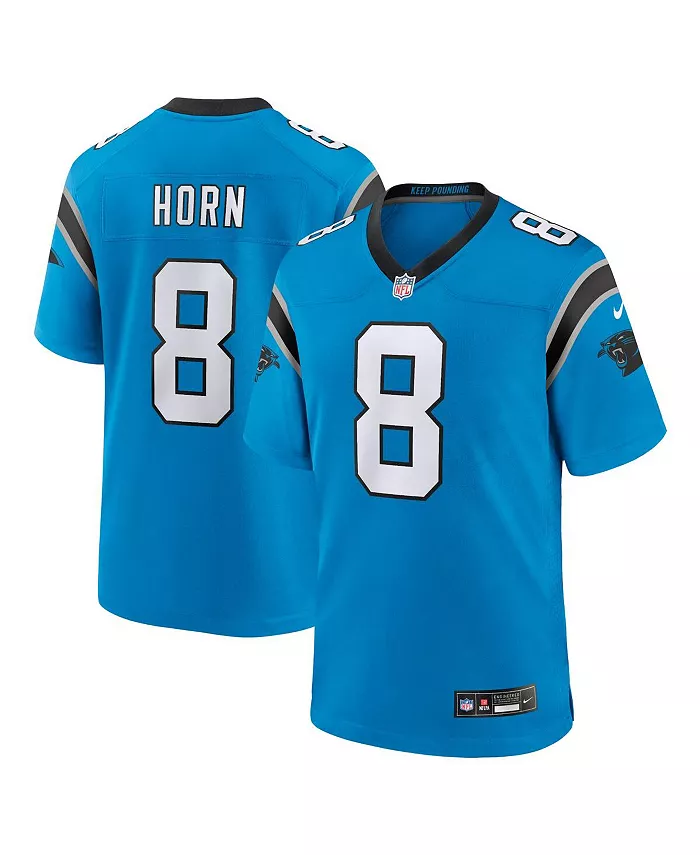 Мужская альтернативная игровая футболка Jaycee Horn Carolina Panthers Nike, синий
Мужская альтернативная игровая футболка Jaycee Horn Carolina Panthers Nike, синий