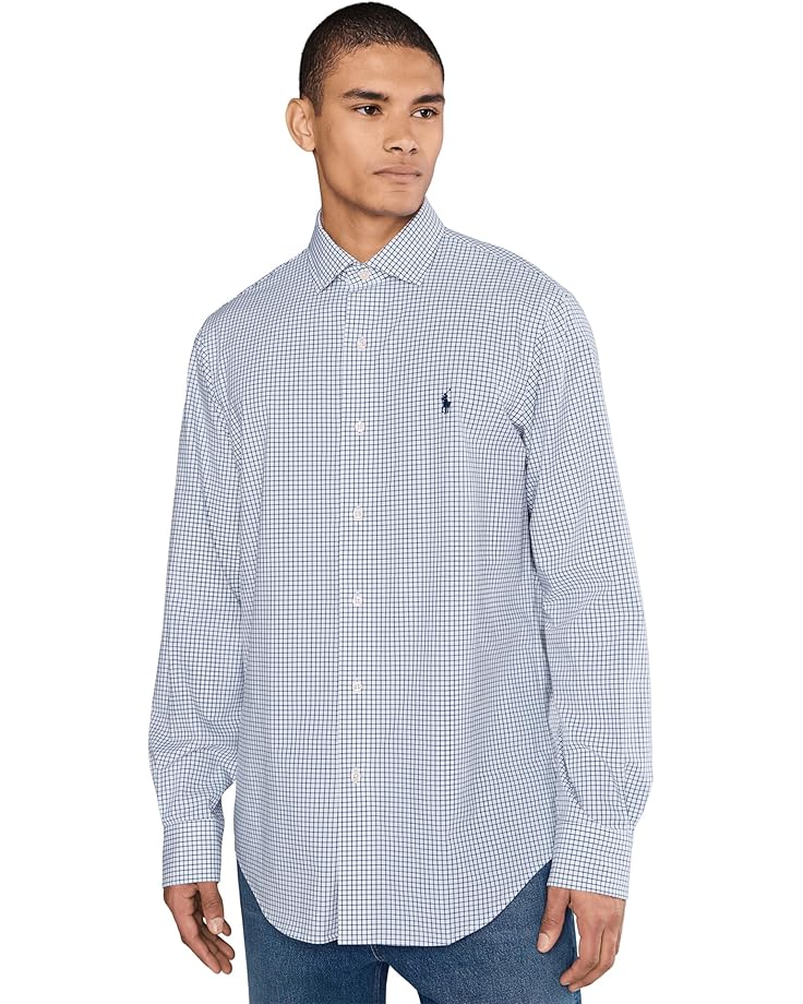 Мужская рубашка Polo Ralph Lauren Classic Fit Plaid Stretch Poplin, White/New Classic Navy
Мужская рубашка Polo Ralph Lauren Classic Fit Plaid Stretch Poplin, White/New Classic Navy