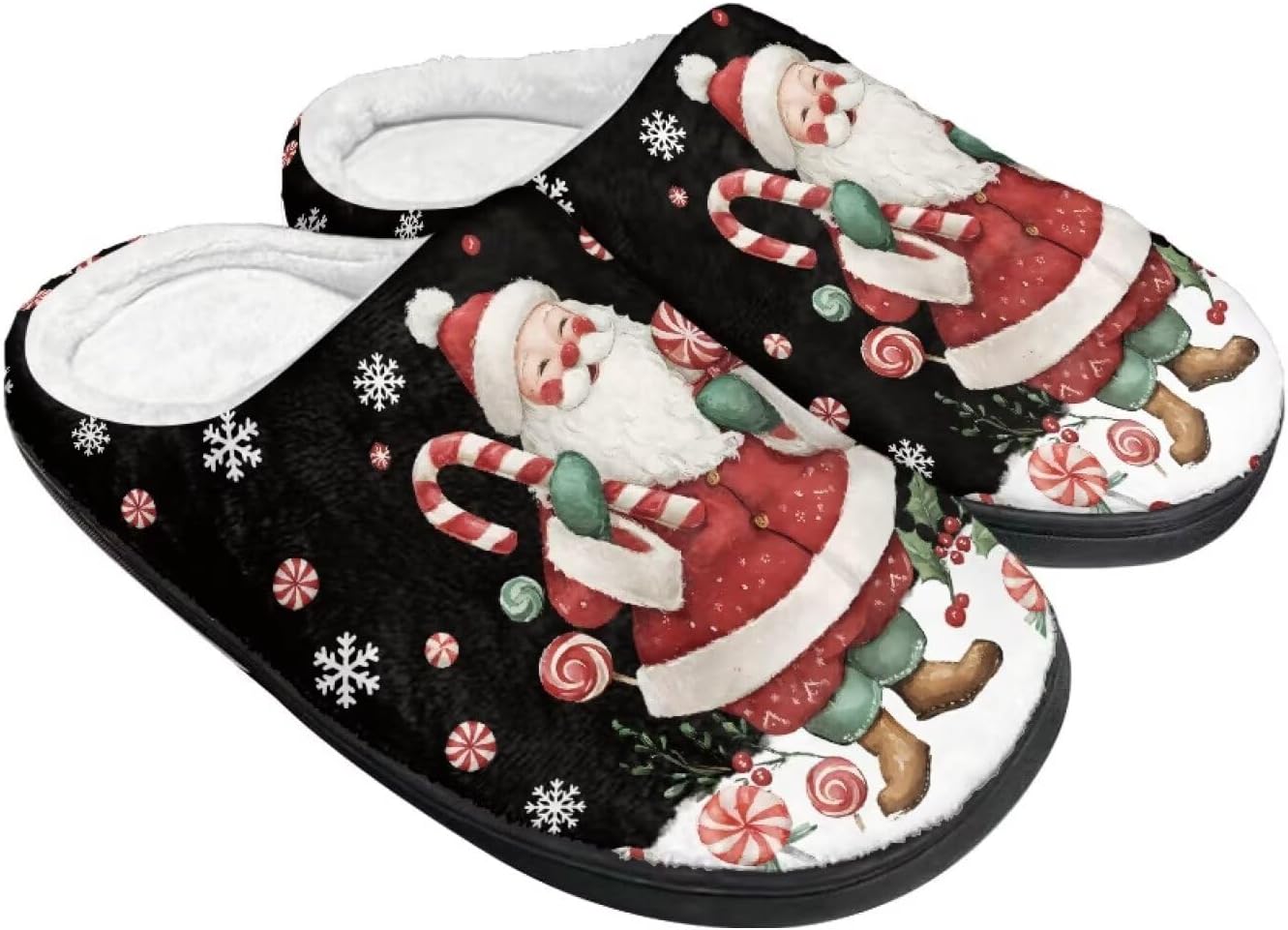 Женские уютные пушистые тапочки унисекс с легким надеванием, повседневные домашние тапочки для спальни с противоскользящей подошвой для мужчин Tomeusey, Santa Claus
Женские уютные пушистые тапочки унисекс с легким надеванием, повседневные домашние тапочки для спальни с противоскользящей подошвой для мужчин Tomeusey, Santa Claus