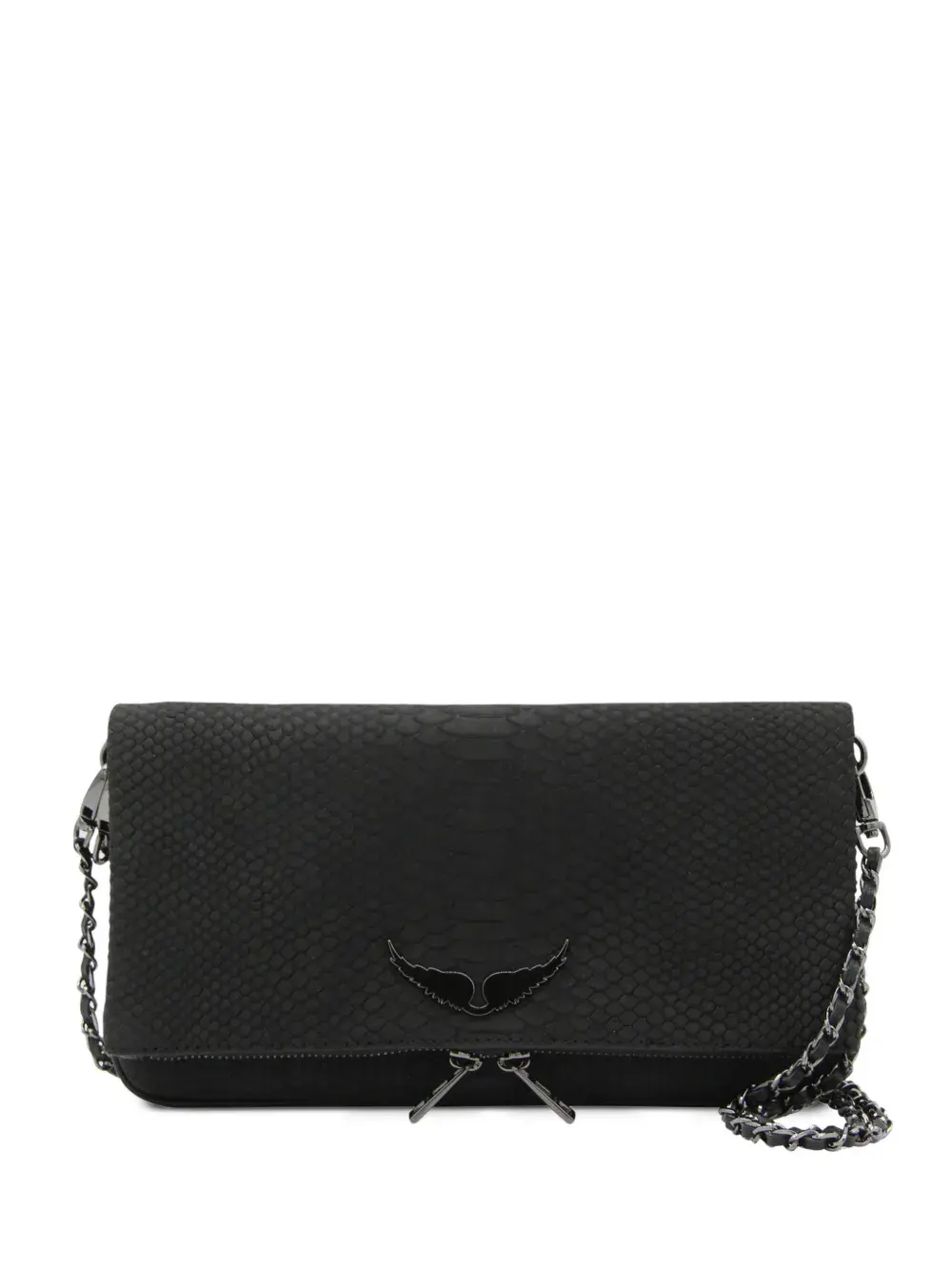 Сумка на плечо с тиснением под кожу змеи Zadig&Voltaire, черный
Сумка на плечо с тиснением под кожу змеи Zadig&Voltaire, черный