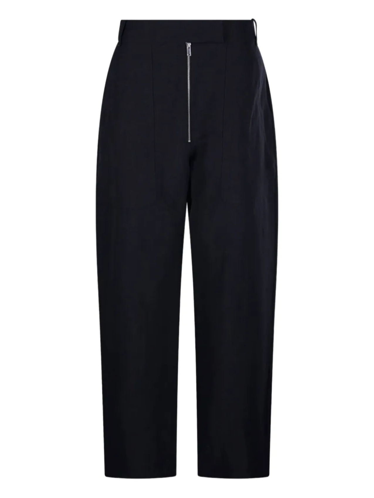 Брюки из шерсти и льна Studio Nicholson, синий 
Брюки из шерсти и льна Studio Nicholson, синий