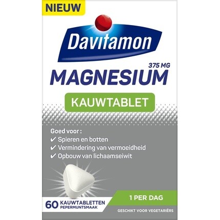 Davitamon Magnesium - Таблетки магния - Диетическая добавка - 60 жевательных таблеток магния
Davitamon Magnesium - Таблетки магния - Диетическая добавка - 60 жевательных таблеток магния