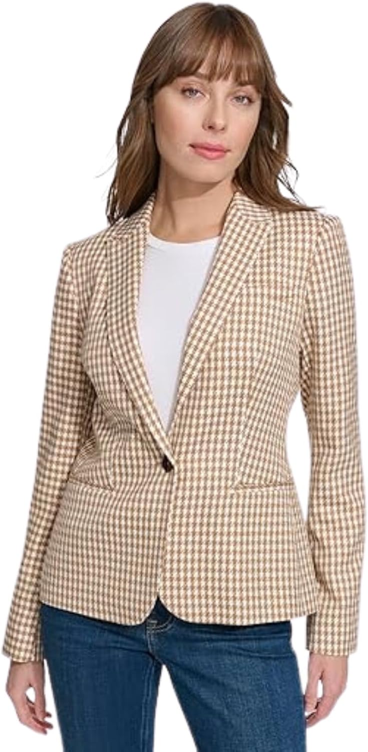 Женский блейзер Tommy Hilfiger - деловой пиджак с выгодным кроем и застежкой на одну пуговицу, Tobacco/Ivory
Женский блейзер Tommy Hilfiger - деловой пиджак с выгодным кроем и застежкой на одну пуговицу, Tobacco/Ivory