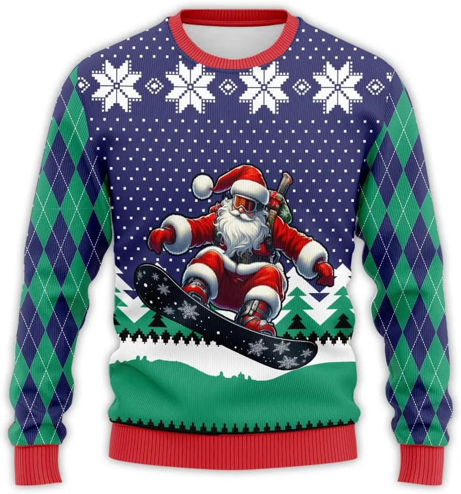 Свитер Santa Sport Ugly Christmas для женщин и мужчин, Mr Claus HANZSPROUT
Свитер Santa Sport Ugly Christmas для женщин и мужчин, Mr Claus HANZSPROUT